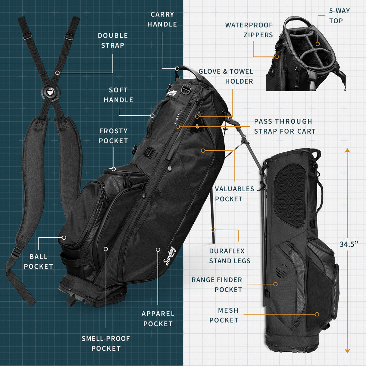 Ryder S-Class | Black Vegan Leather