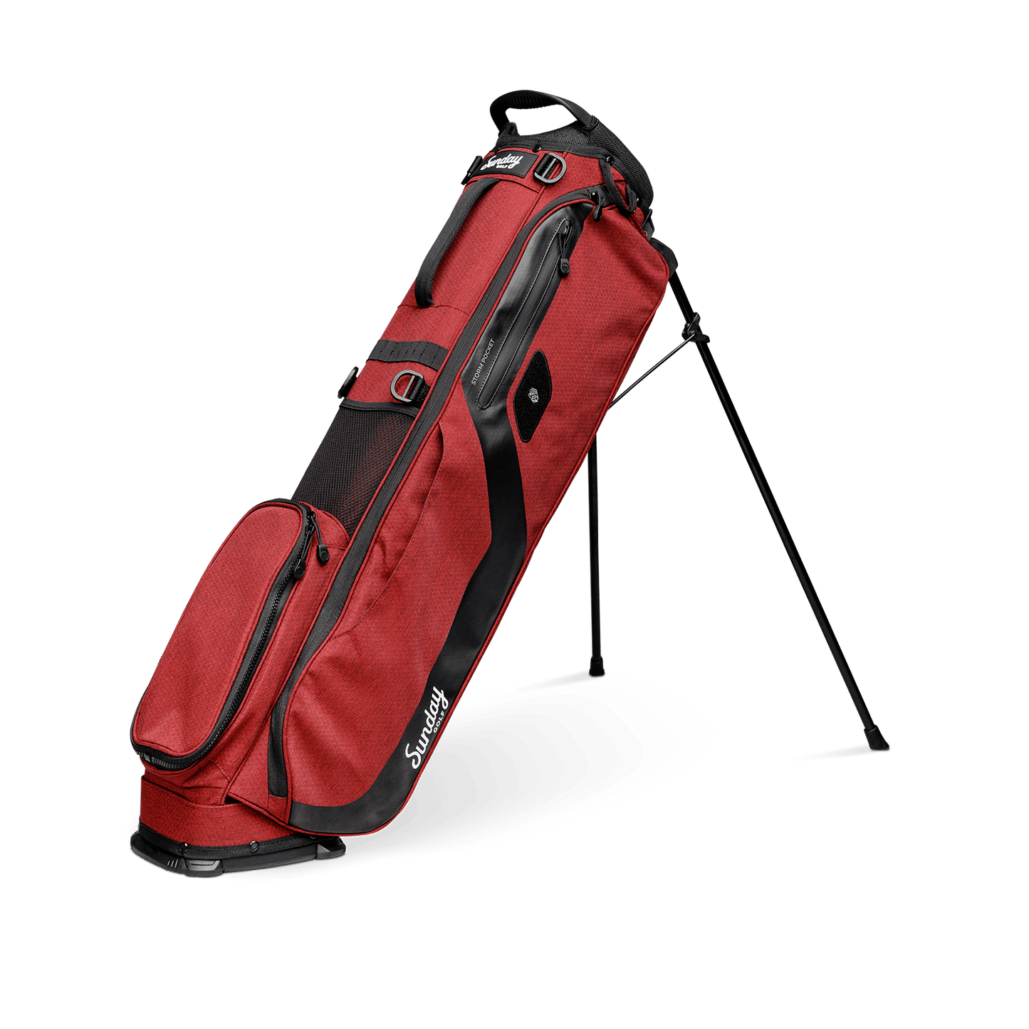 deep red golf bag el camino by sunday golf