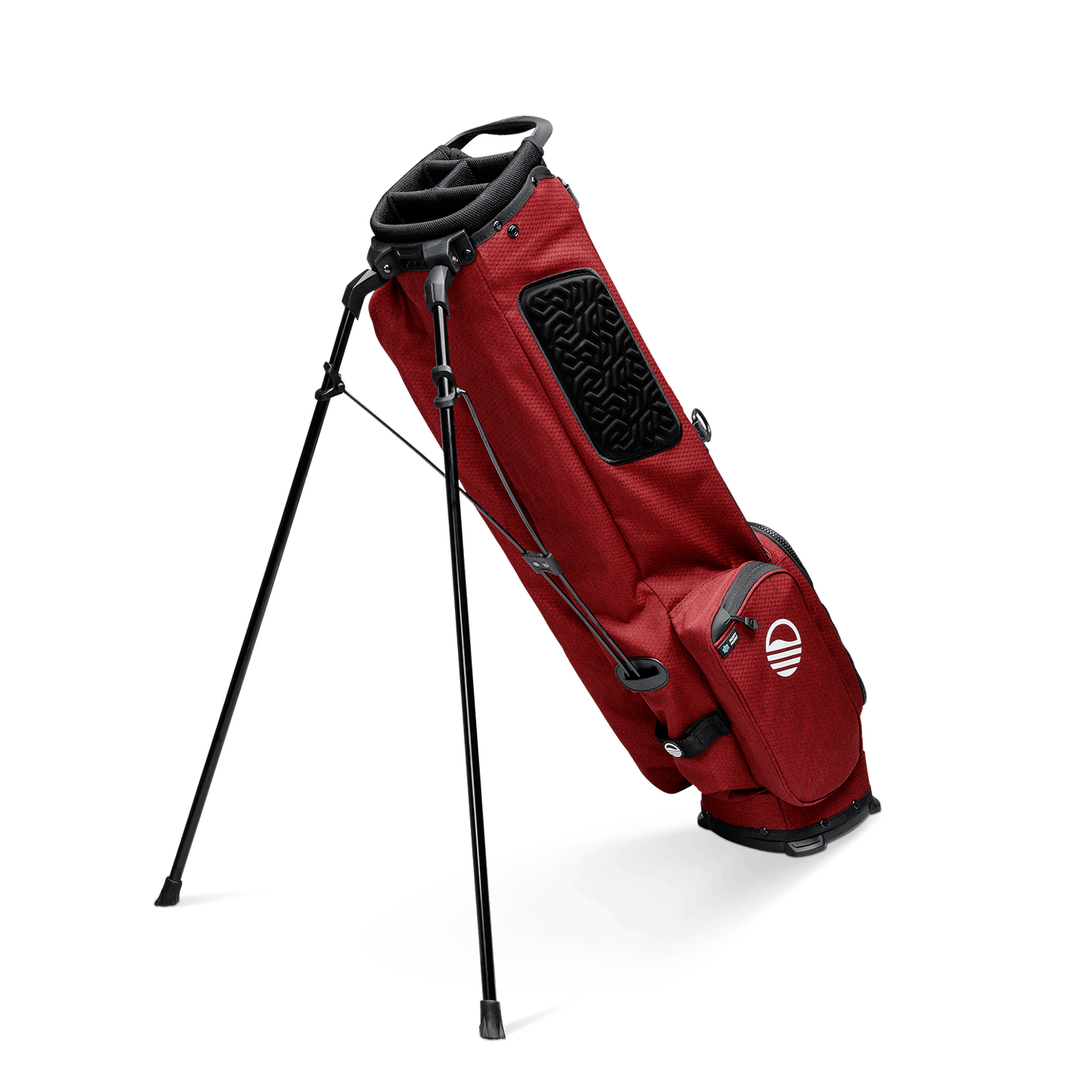 deep red burgundy golf bag by sunday golf