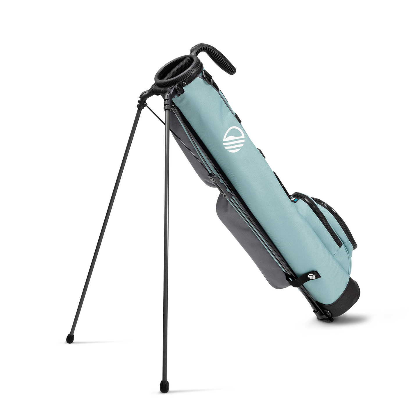 seafoam loma bag with leg stands
