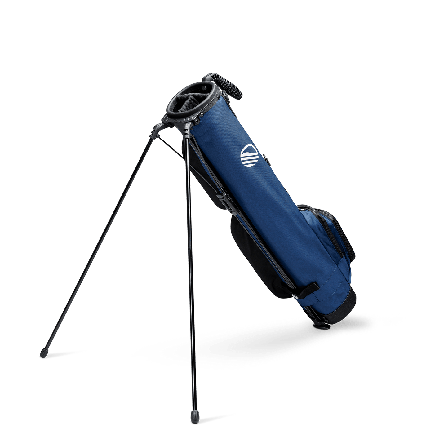 cobalt blue loma xl golf bag by sunday golf reverse view