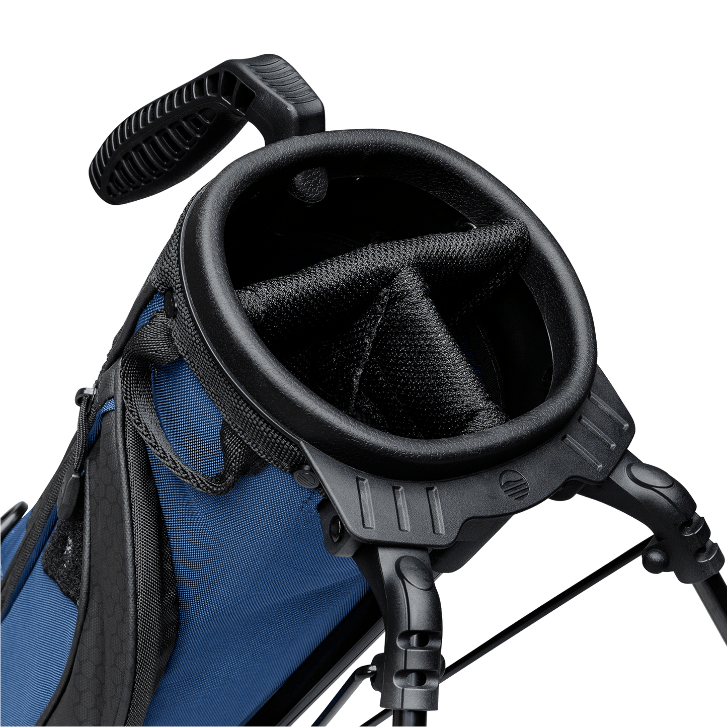 divider on cobalt blue loma xl golf bag by sunday golf