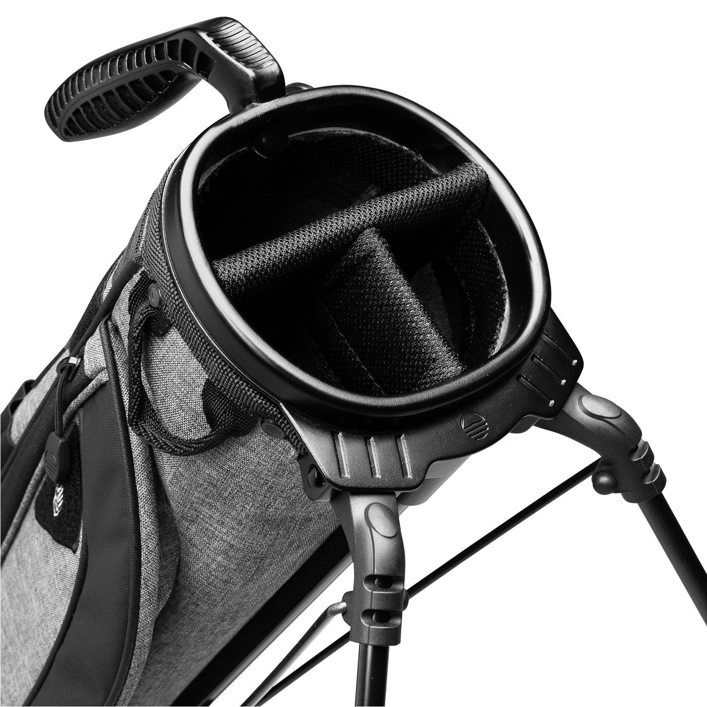 3 way club divider on the Loma Xl Bag in Gray by Sunday Golf