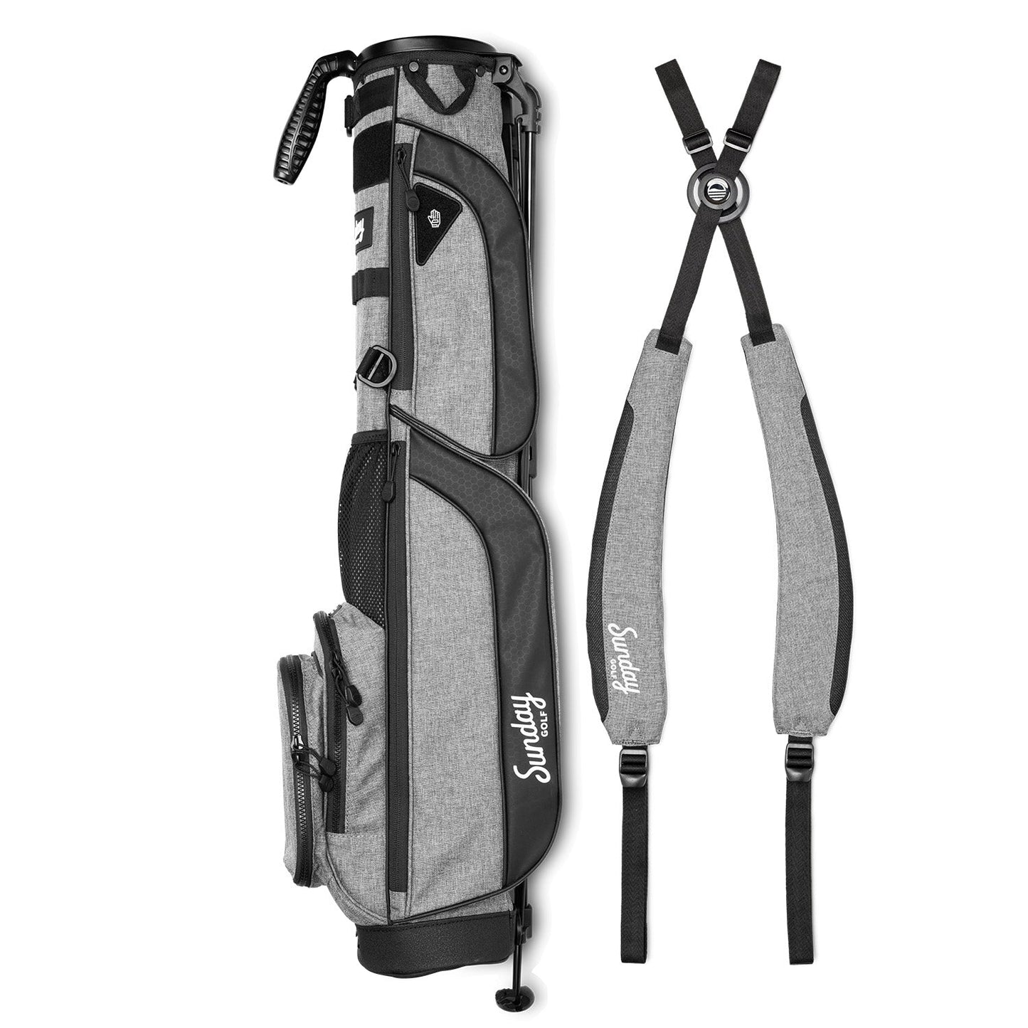 loma xl golf bag side by side with double strap