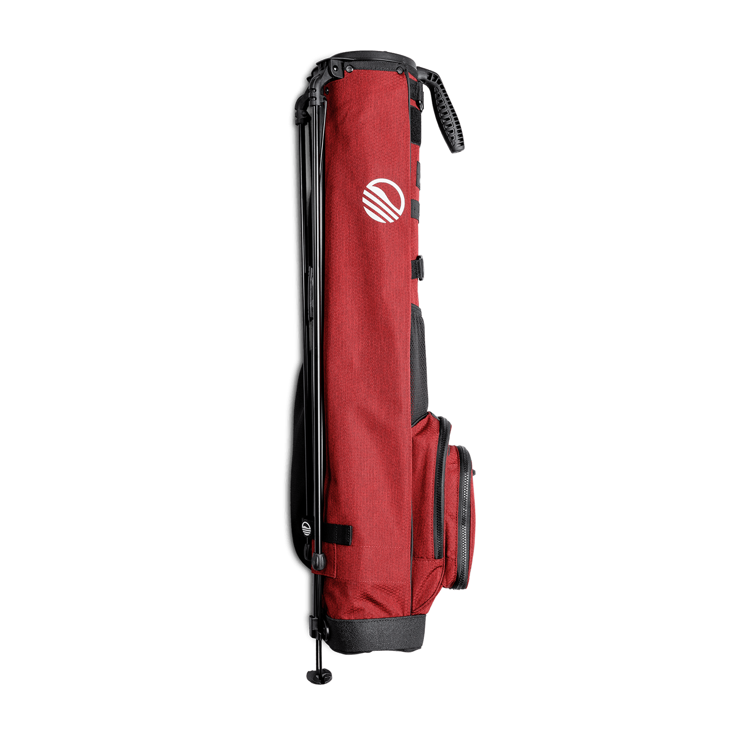 deep red burgundy loma xl golf bag by sunday golf lay down