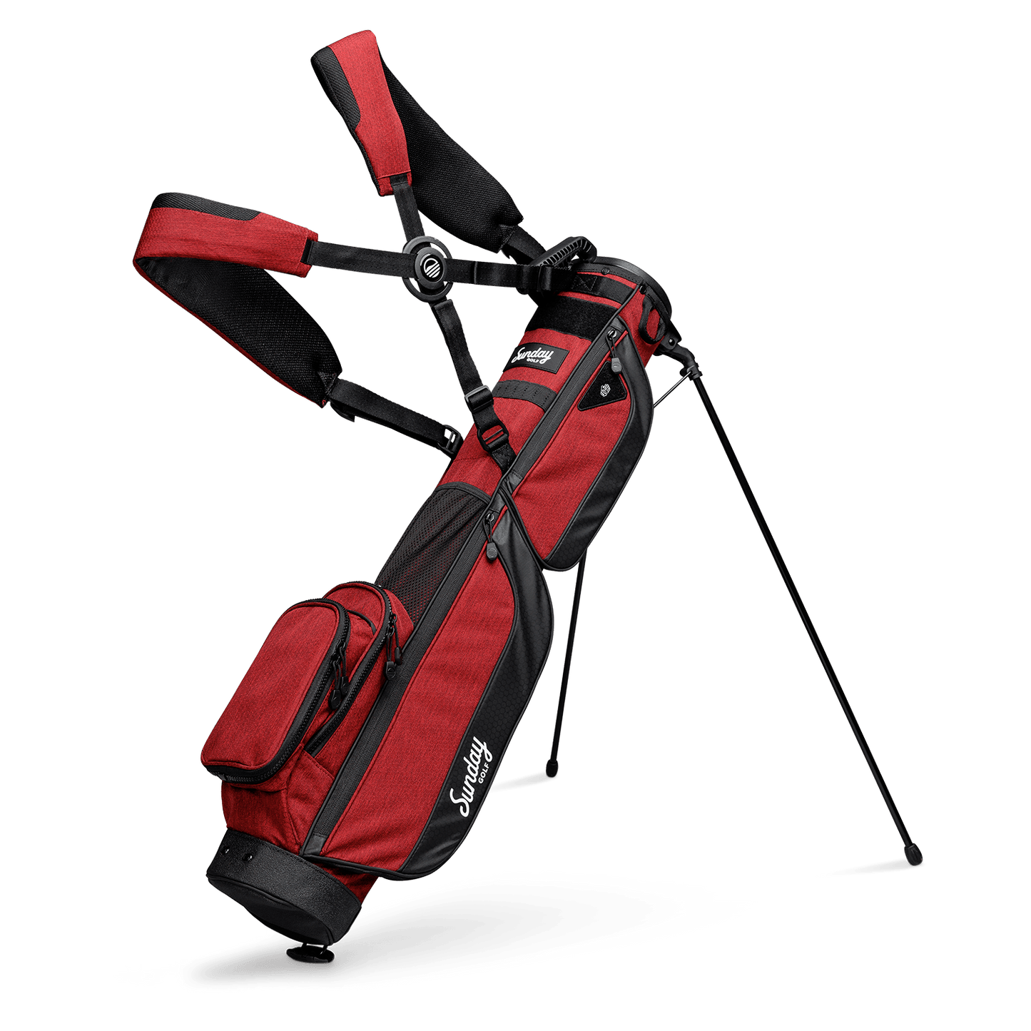 deep red burgundy loma xl golf bag by sunday golf