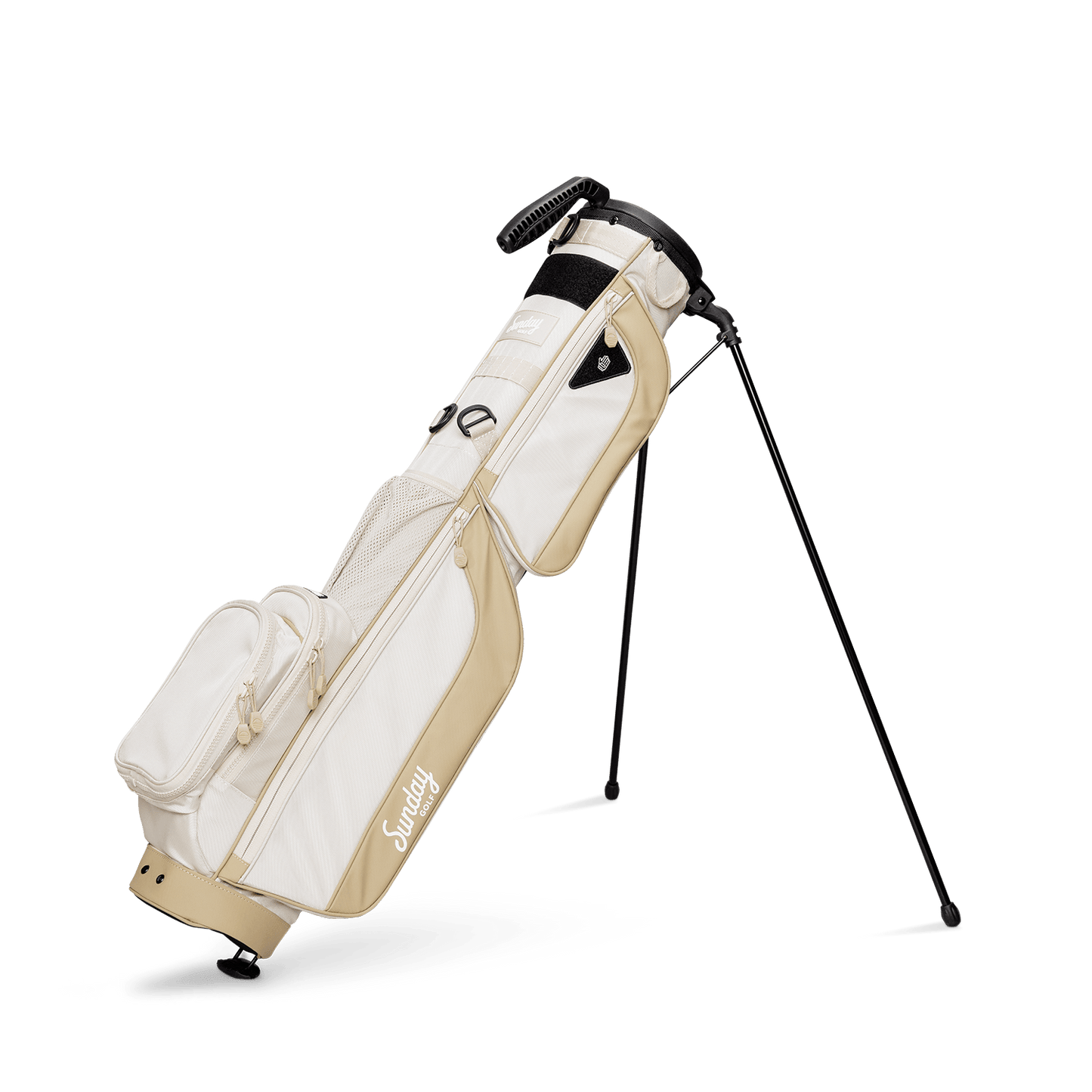 white and tan toasted Almond golf bag Loma XL