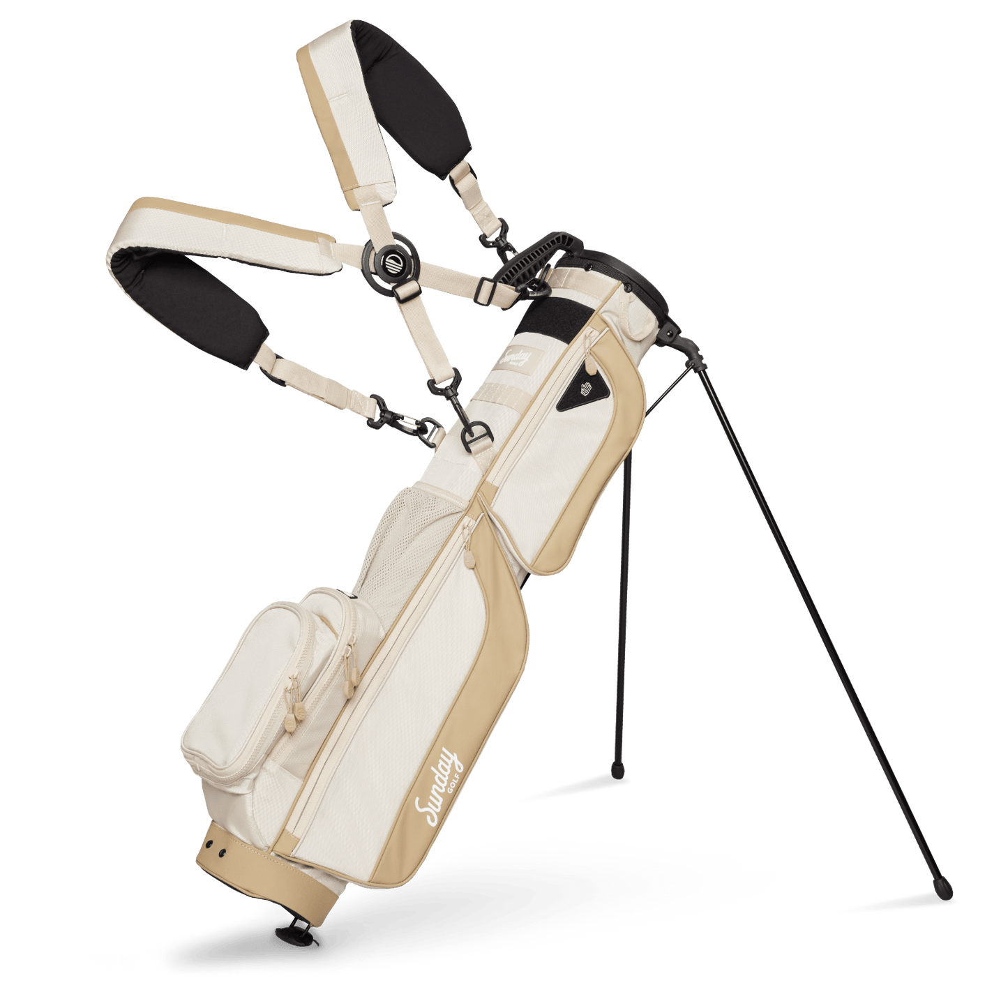 Loma XL golf bag in toasted almond white and tan golf bag