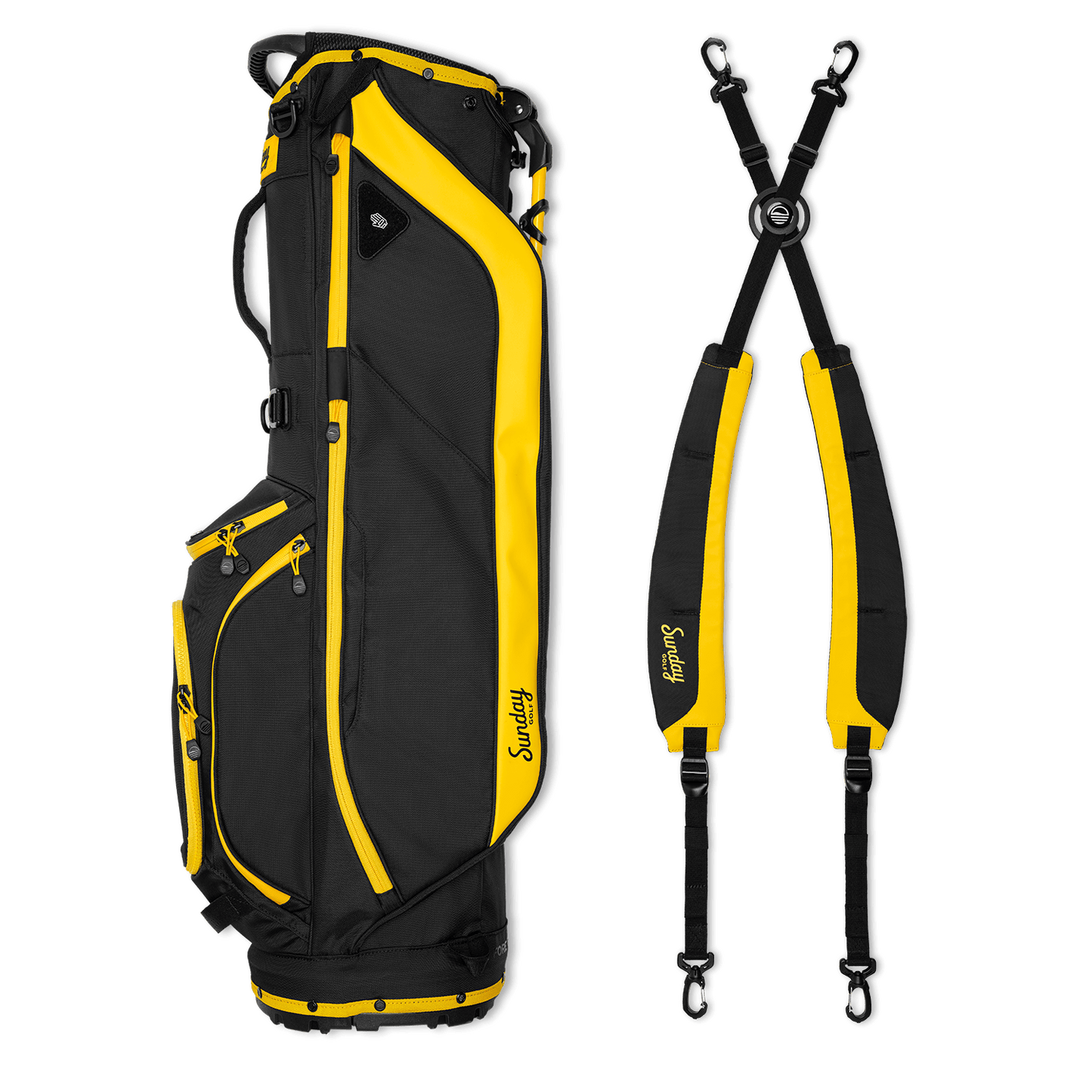 Ryder | Black & Yellow Lightweight Stand Bag