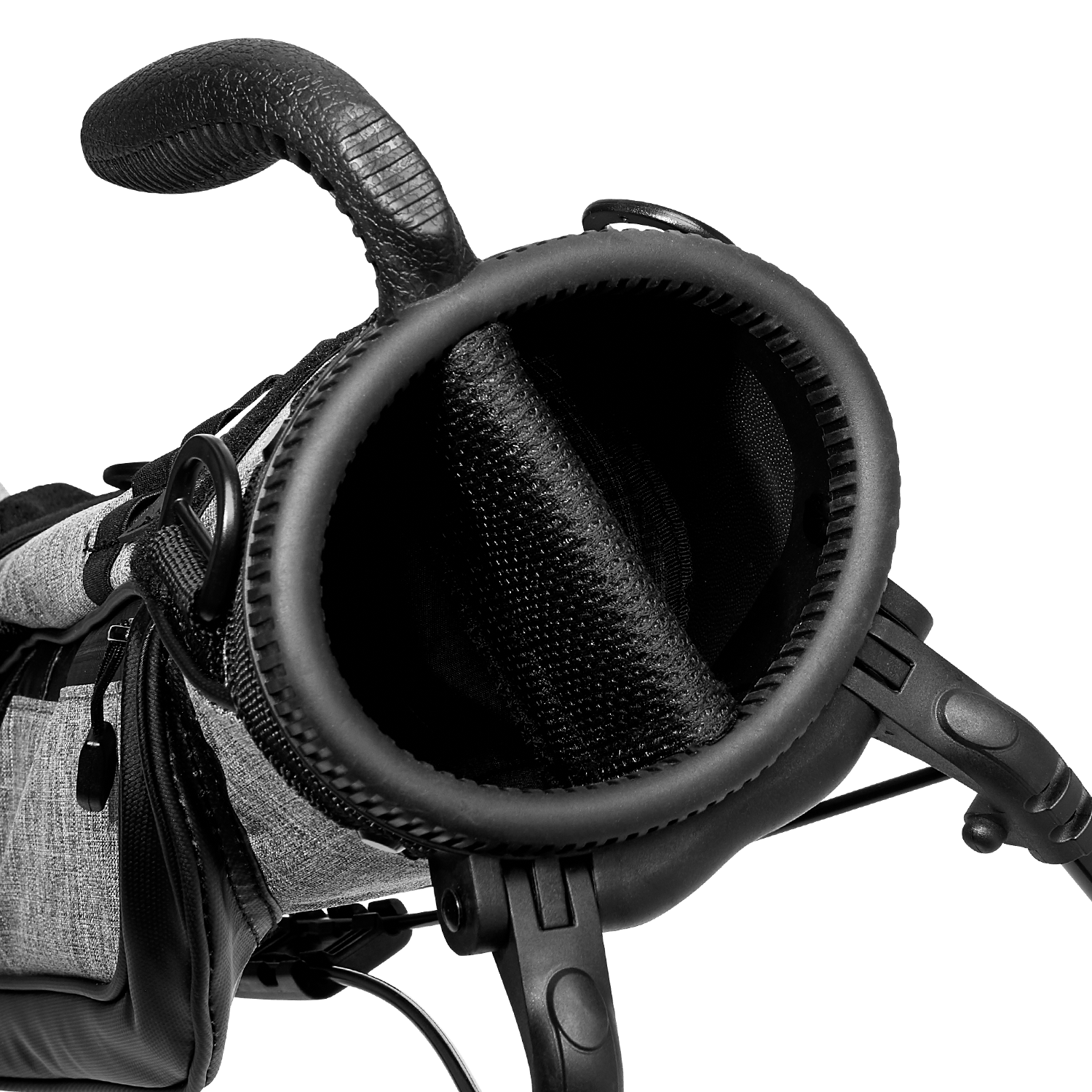 2 way divider on Heather Gray Loma Bag