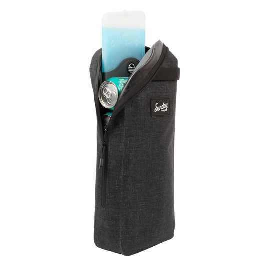 Waterproof Cooler Bag Front with Cans and Ice