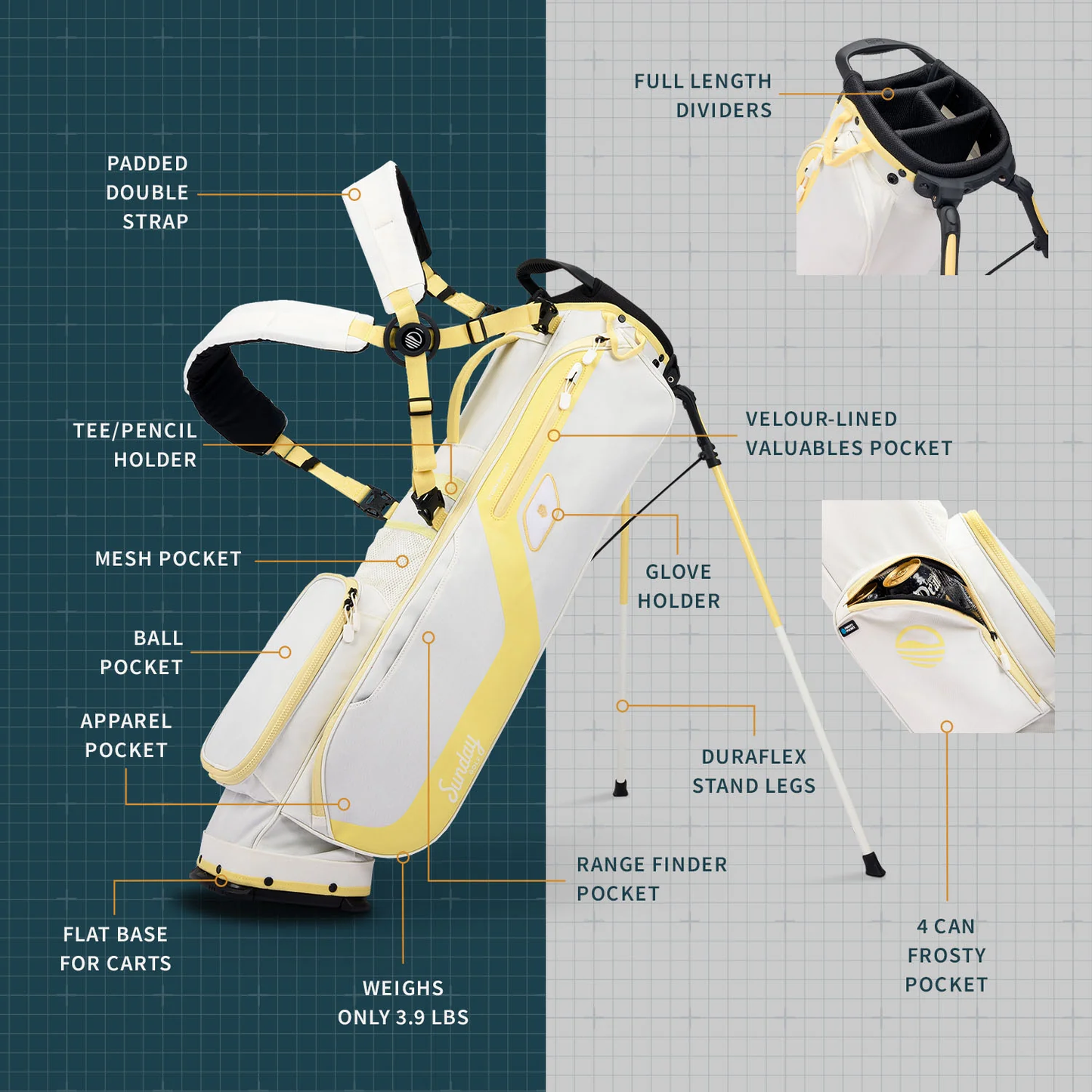 El Camino | Mindy Lemon Mid Size Stand Bag