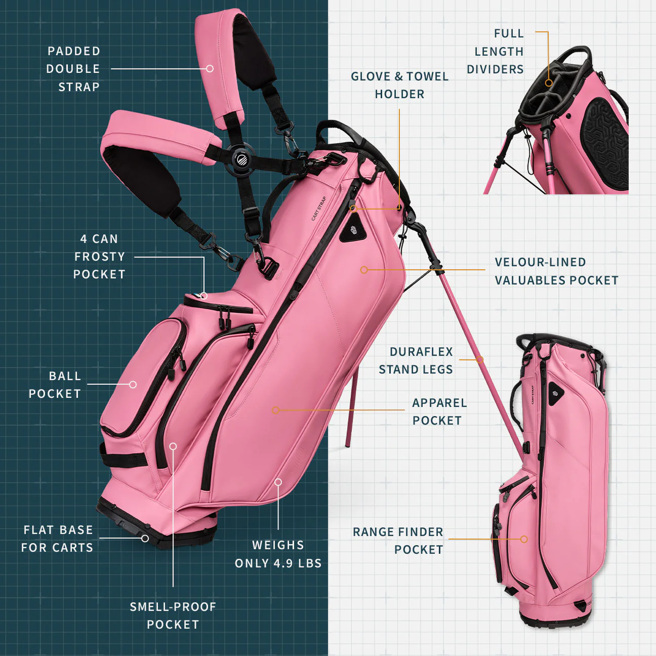 Ryder S-Class | Dusty Pink Vegan Leather