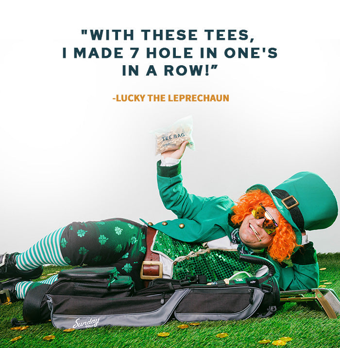 lucky golf tees