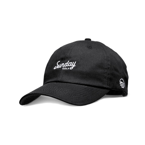 Sunday Golf Dad Hat | Matte Black