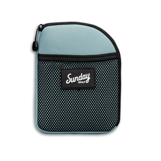 seafoam green nickel bag by sunday golf