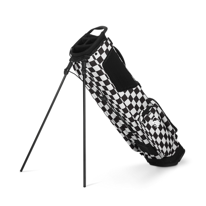 El Camino | Black/White Checker Mid Size Stand Bag