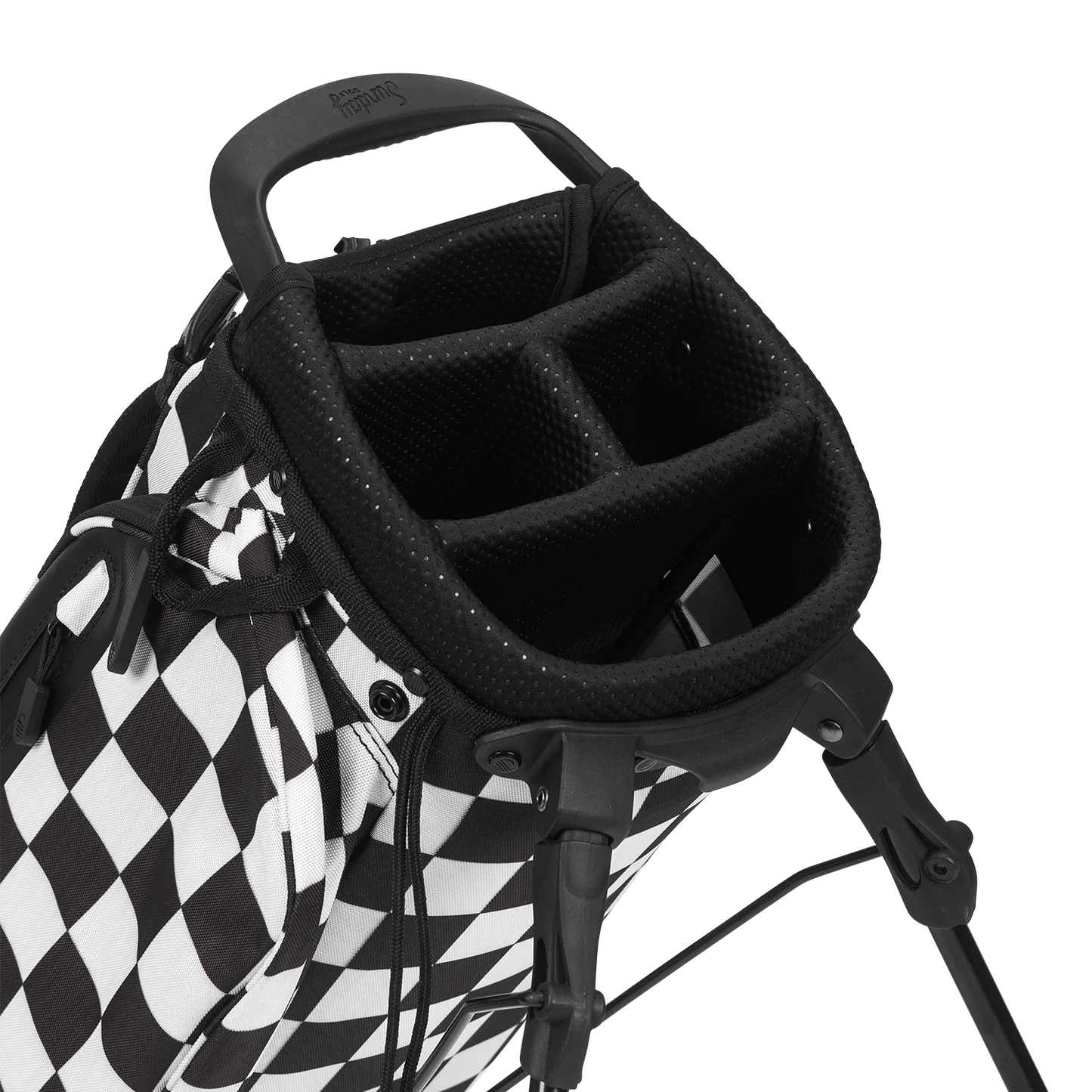 El Camino | Black/White Checker Mid Size Stand Bag