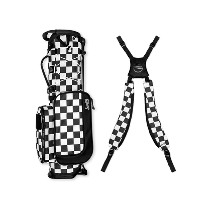 Sac de golf Recess Kids | Damier noir/blanc