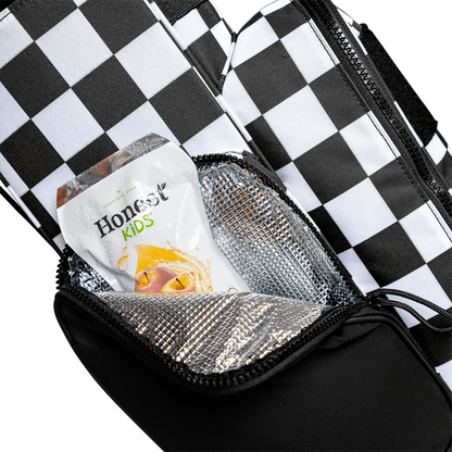 Sac de golf Recess Kids | Damier noir/blanc
