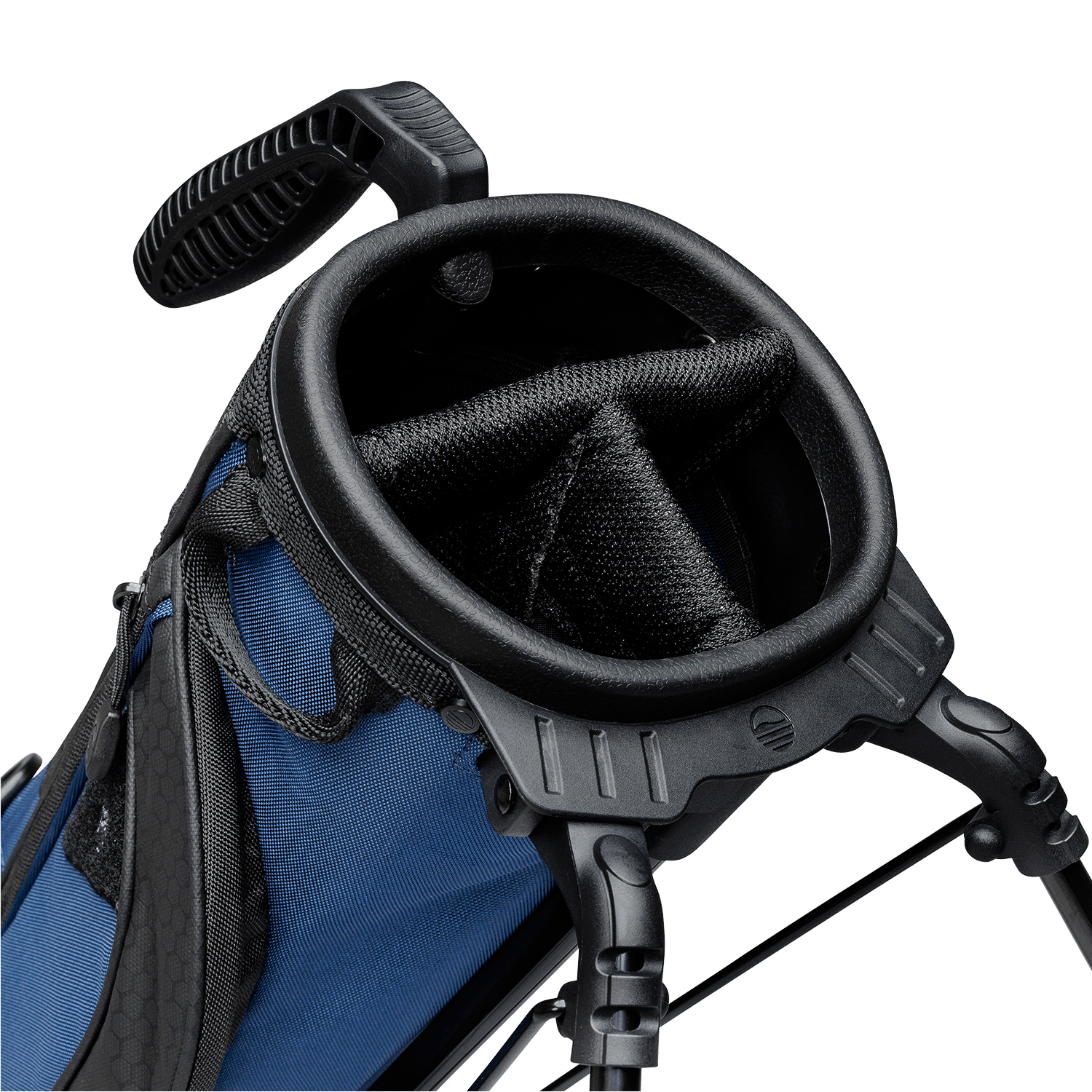 divider on cobalt blue loma xl golf bag by sunday golf