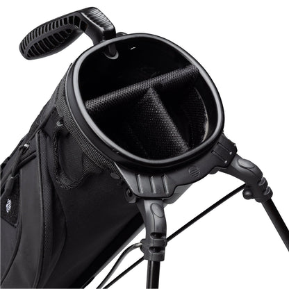 3 way divider on the Matte Black Loma XL bag by Sunday Golf 