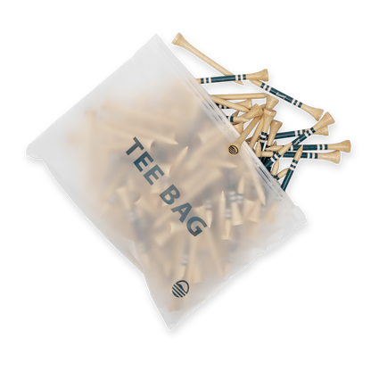 bag of bamboo golf tees