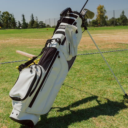 Loma XL S Class White full view shot on the course