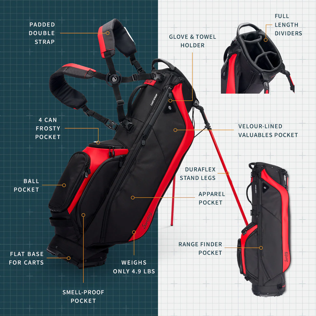 Ryder | Blackjack Full Size Stand Bag